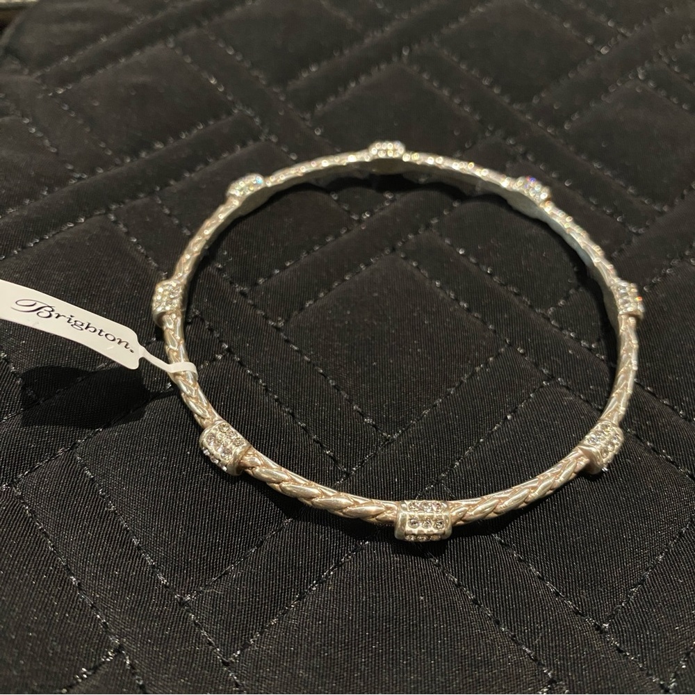 BRIGHTON Meridian Petite Bangle - Silver - Style JB4322 - NWT